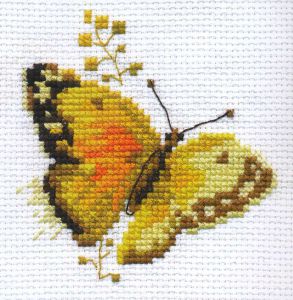 0-147 - Яркие бабочки. Жёлтая
