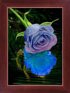 033-5D - Голубая роза