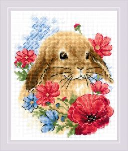 1986 - Кролик в цветах