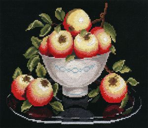 594 - Яблоки в вазе