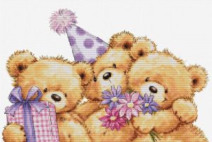 b1411 - Три медведя на вечеринке