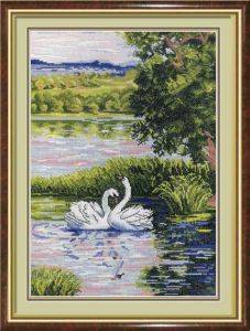 нв-349 - Лебеди на пруду