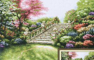 S-080 - Лестница в цветах