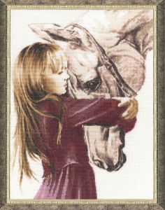 св-016 - Девочка с лошадью