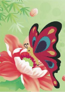 x185 - Бабочка на цветке