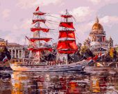 Санкт-Петербург. Нева. Алые паруса