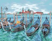 Гондолы в Венеции (Уценка)