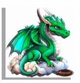 Зеленый дракончик