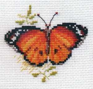 0-148 - Яркие бабочки. Оранжевая
