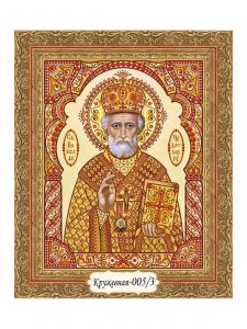 005/3 - Николай Чудотворец (золотой, красный)