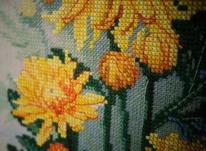 04.004.06 - Жёлтые хризантемы