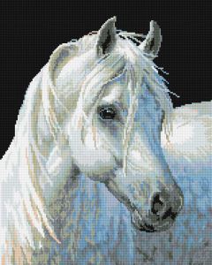 090-ST-R - Белый конь