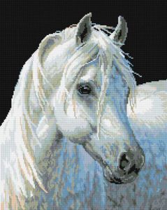 090-ST-S - Белый конь