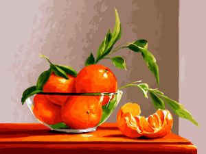 1108-AS - Натюрморт с апельсином