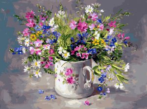 1133-AS - Полевые цветы в чашке