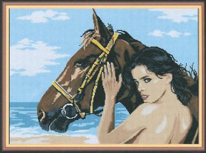 1136 - Девушка и лошадь