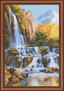 1194 - Пейзаж с водопадом