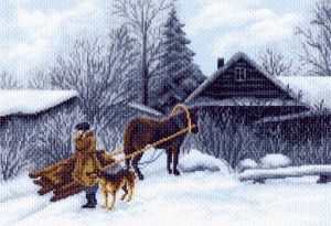 1199 - Зима в деревне