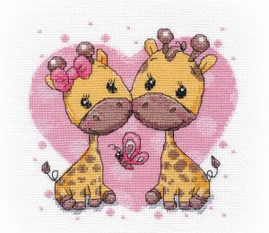 1275 - Влюбленные жирафики
