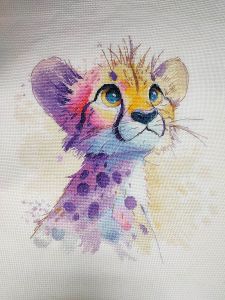 1721 - Магия акварели. Гепард