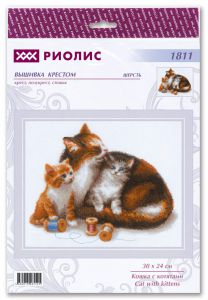 1811 - Кошка с котятами