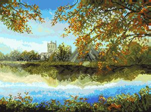 1834Н - Осенний пруд