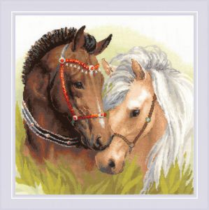 1864 - Пара лошадей