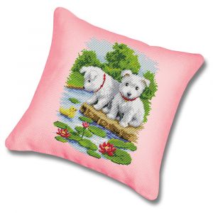 192-pink - Два щенка