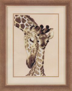2002-75444 - Жирафы: мама и малыш