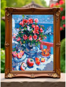 2282 - Яблоки и розы