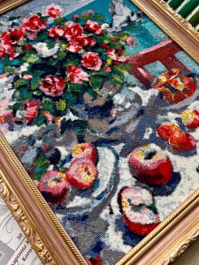 2282 - Яблоки и розы