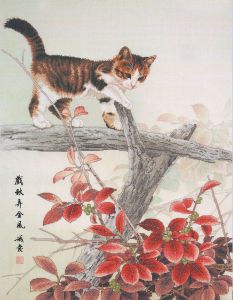 2032302 - Котёнок на ветке