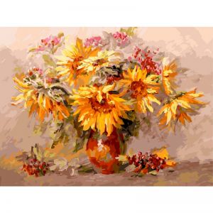 3258-CS - Подсолнухи и калина