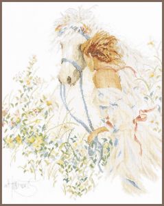 33829 - Девушка с лошадью