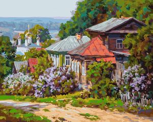 344-AB - Гороховец. Этюд