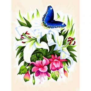 363-AS - Бабочка в ботаническом саду
