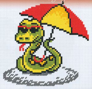 439 - Змейка с зонтом