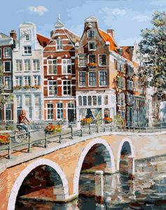 457-ART-уценка - Императорский канал в Амстердаме (Уценка)