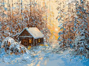 574-AS - В зимнем лесу