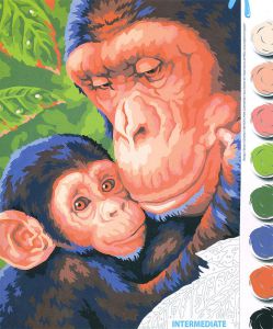 73-91470-уценка - Шимпанзе с детёнышем (Уценка)
