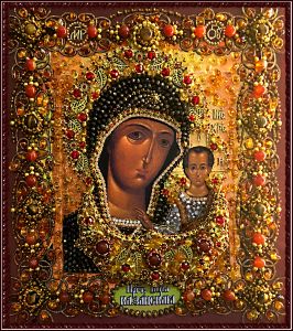 7757 - Царица небесная. Икона Казанской Божией матери