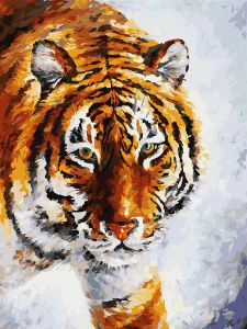 780-AS - Тигр на снегу