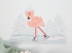 8-417 - Фламинго на коньках