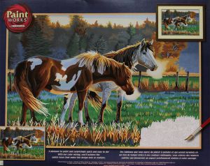 91417 - Кони на пастбище