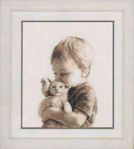 PN-0148508 - Мальчик с котёнком