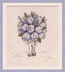 AC4017 - Голубые тюльпаны