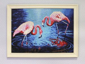 ag3442 - Фламинго на озере