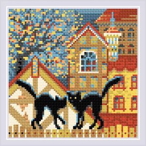 АМ0049 - Город и кошки. Осень