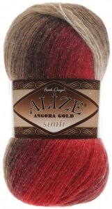 Angora Gold Batik Simli 4574 - Пряжа Alize Angora Gold Batik Simli 4574
