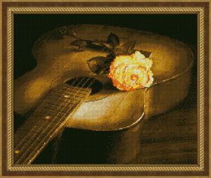 АЖ-1051 - Гитара и роза
